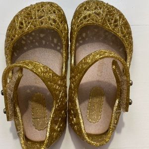 Size 5 mini Melissa campana jelly shoes